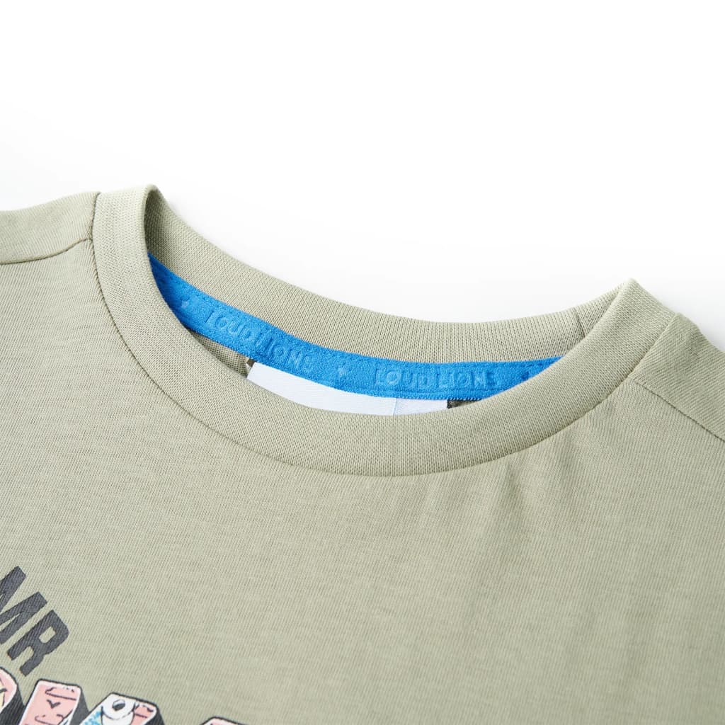 VidaXL Koszula dziecięca 104 jasny khaki