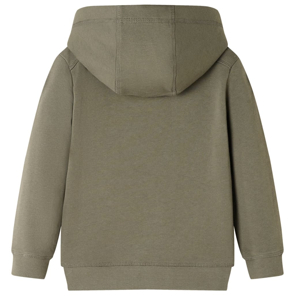 Sweter dziecięcy z kapturem Vidaxl, kolor 104 khaki