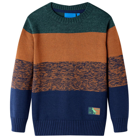 Sweter dziecięcy Vidaxl z dzianiny 104 wielokolorowy
