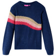 Sweter dziecięcy VidaXL z dzianiny nr 140 w kolorze granatowym