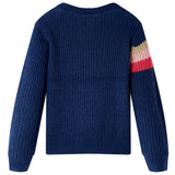 Sweter dziecięcy VidaXL z dzianiny nr 140 w kolorze granatowym
