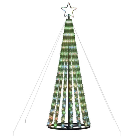 Choinka LED Vidaxxl 275 diod LED kolorowych 180 cm