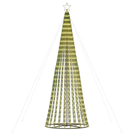Choinka LED Vidaxxl 688 diod LED o barwie ciepłej bieli 300 cm