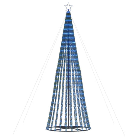 Choinka LED Vidaxxl 688 diod LED 300 cm niebieska