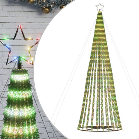 Stożek świetlny Vidaxxl 688 wielokolorowych diod LED 300 cm