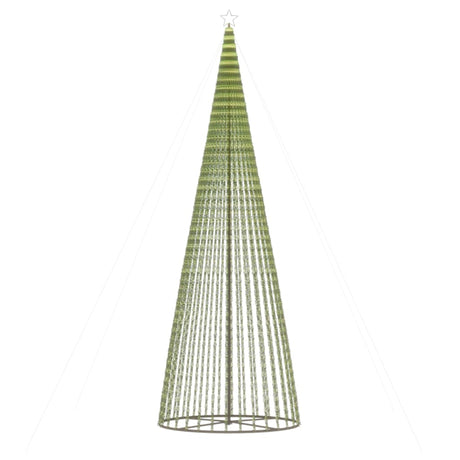Choinka LED Vidaxxl 1544 diody LED 500 cm ciepła biel
