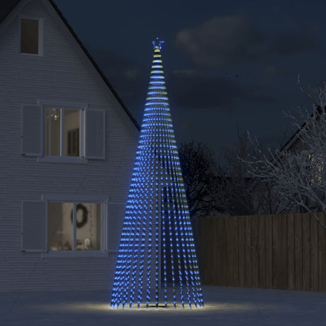VidaXL Stożek świetlny 1544 niebieskie diody LED, 500 cm