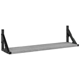 Vidaxl wandschappen 2 st 60x15x15,5 cm grijs sonoma eikenkleurig