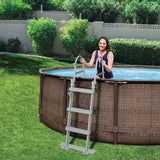 VidaXL Bestway Flowclear drabinka basenowa 4 stopnie 122 cm 58331