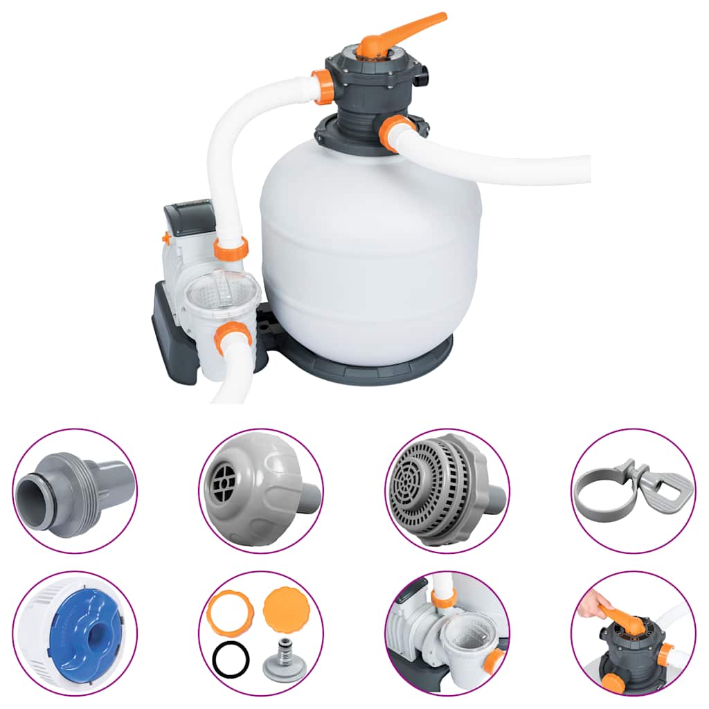 Bestway flowclear pompa z filtrem piaskowym 8327 l u