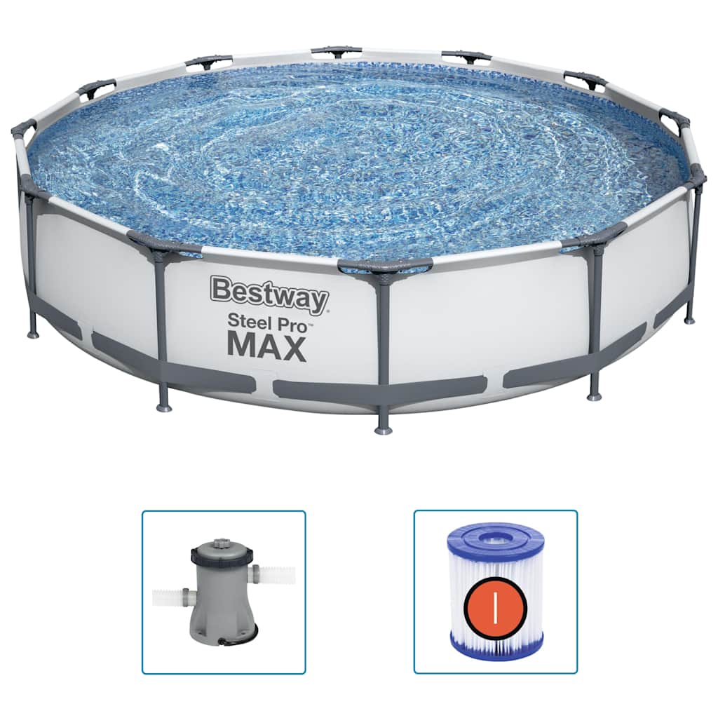 Zestaw basenowy Bestway Steel Pro Max 366x76 cm