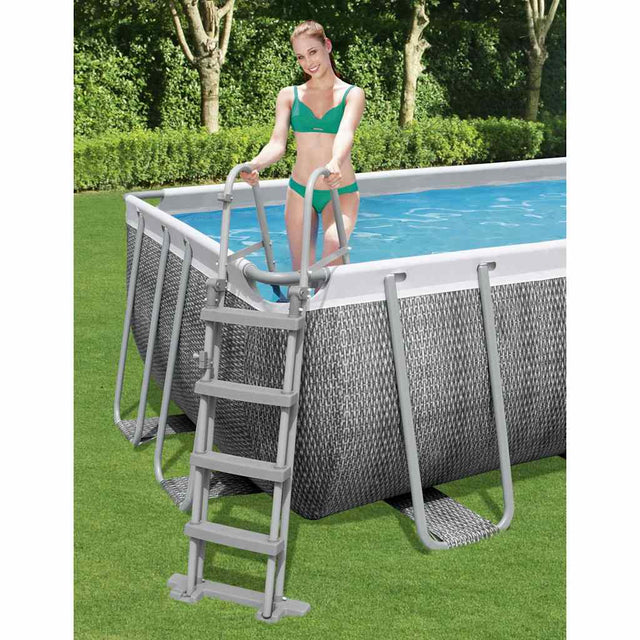 Drabinka basenowa Bestway Flowclear z 4 stopniami 122 cm