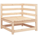 Vidaxl tuinhoekbank 70x70x67 cm massief grenenhout
