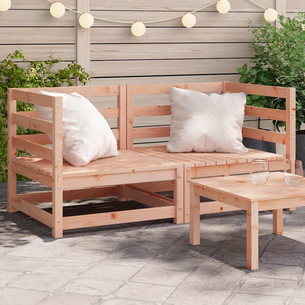 Vidaxl tuinhoekbanken 2 st 70x70x67 cm massief douglashout