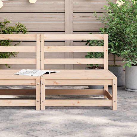 Vidaxl tuinbank zonder armleuningen 70x70x67 cm massief grenenhout