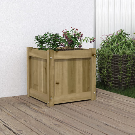Donica Vidaxx 40x40x40 cm z impregnowanego drewna sosnowego