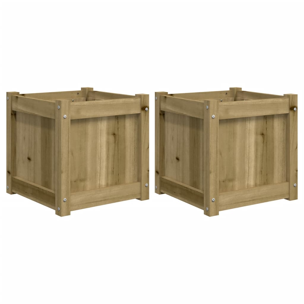 Donice Vidaxl z drewna impregnowanego 2 cm