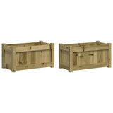 Donice Vidaxl z drewna impregnowanego 2 cm