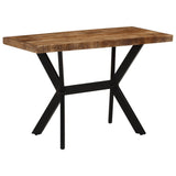 Vidaxl eettafel 110x55x75 cm massief mangohout