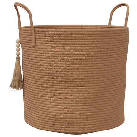 Kosz do przechowywania Vidaxx ø 40x35 cm bawełna brązowy
