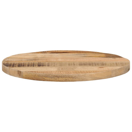 Vidaxl tafelblad rond ø 40x3,8 cm massief ruw mangohout