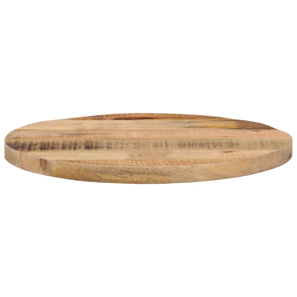 Vidaxl tafelblad rond ø 60x2,5 cm massief ruw mangohout