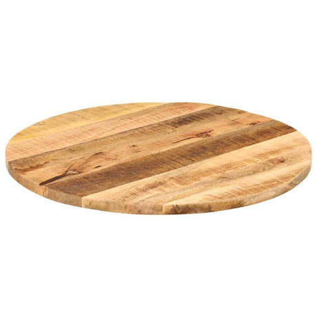Vidaxl tafelblad rond ø 70x1,5 cm massief ruw mangohout
