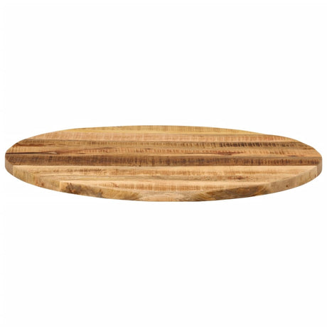 Vidaxl tafelblad rond ø 70x3,8 cm massief ruw mangohout