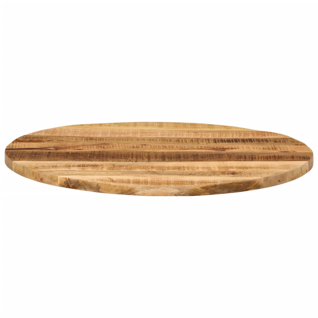 Vidaxl tafelblad rond ø 90x2,5 cm massief ruw mangohout