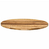 Vidaxl tafelblad rond ø 90x2,5 cm massief ruw mangohout