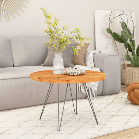 Vidaxl tafelblad rond ø 70x2,5 cm massief acaciahout