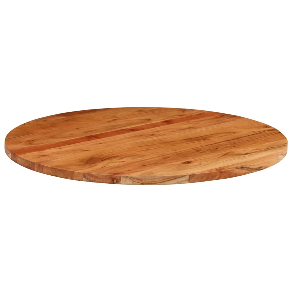 Vidaxl tafelblad rond ø 70x3,8 cm massief acaciahout