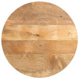 Vidaxl tafelblad rond ø 50x3,8 cm massief ruw mangohout