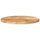 Vidaxl tafelblad rond ø 50x3,8 cm massief ruw mangohout