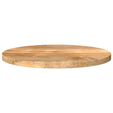 Vidaxl tafelblad rond ø 50x3,8 cm massief ruw mangohout