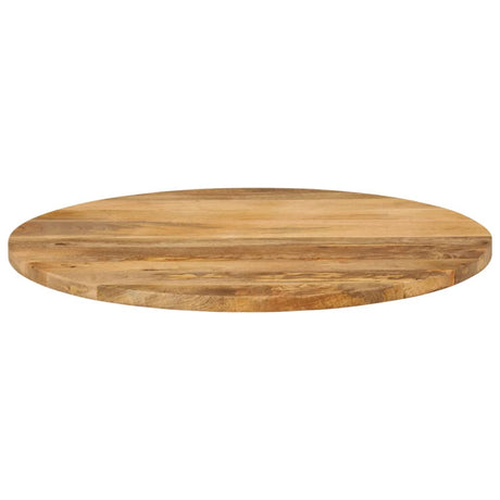 Vidaxl tafelblad rond ø 70x2,5 cm massief ruw mangohout