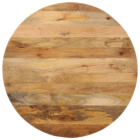 Vidaxl tafelblad rond ø 90x2,5 cm massief ruw mangohout