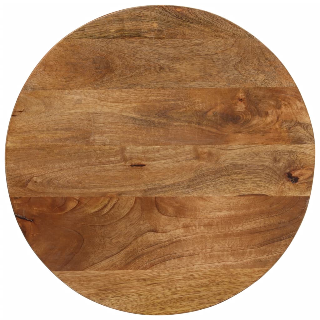 Vidaxl tafelblad rond ø 40x3,8 cm massief ruw mangohout