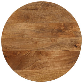 Vidaxl tafelblad rond ø 50x3,8 cm massief ruw mangohout