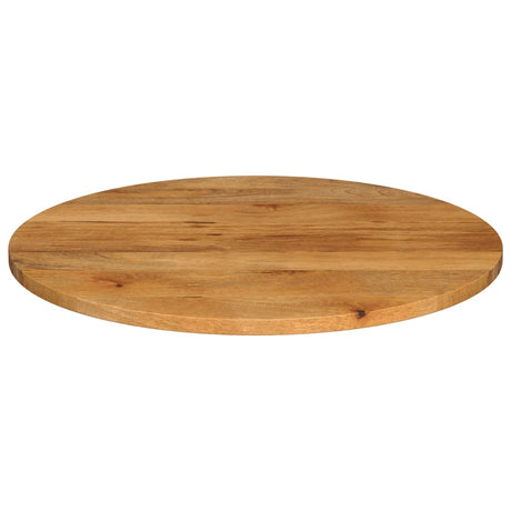 Vidaxl tafelblad rond ø 80x3,8 cm massief ruw mangohout