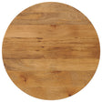 Vidaxl tafelblad rond ø 90x2,5 cm massief ruw mangohout