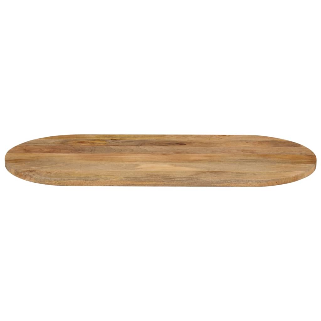 Vidaxl tafelblad ovaal 80x40x2,5 cm massief mangohout