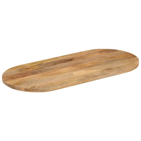 Vidaxl tafelblad ovaal 110x50x2,5 cm massief mangohout