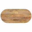Vidaxl tafelblad ovaal 120x60x2,5 cm massief mangohout