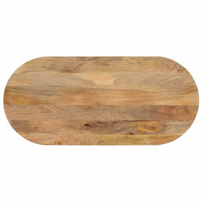 Vidaxl tafelblad ovaal 120x60x2,5 cm massief mangohout