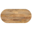 Vidaxl tafelblad ovaal 100x40x3,8 cm massief mangohout