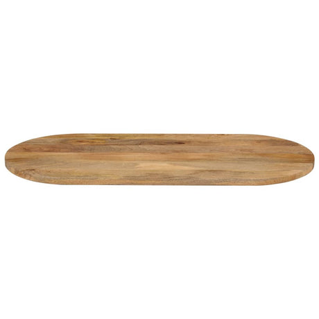 Vidaxl tafelblad ovaal 110x40x3,8 cm massief mangohout