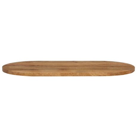 Vidaxl tafelblad ovaal 110x50x2,5 cm massief mangohout