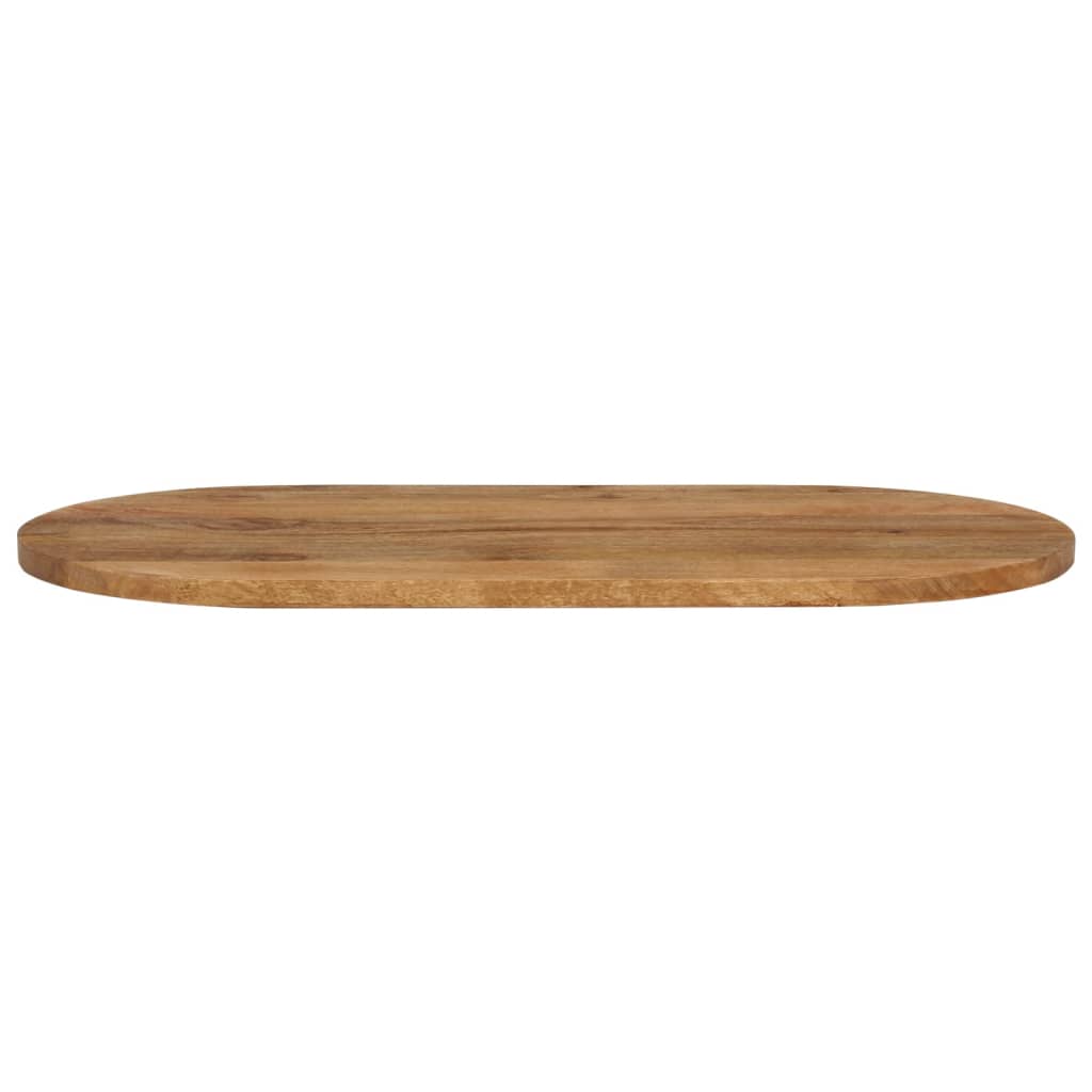 Vidaxl tafelblad ovaal 120x50x3,8 cm massief mangohout