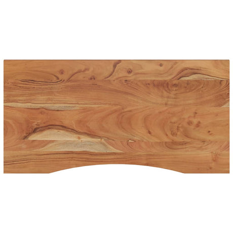 Vidaxl bureaublad rechthoekig 110x60x2,5 cm massief acaciahout